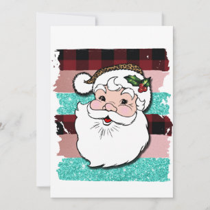 Carte père Noël vintage