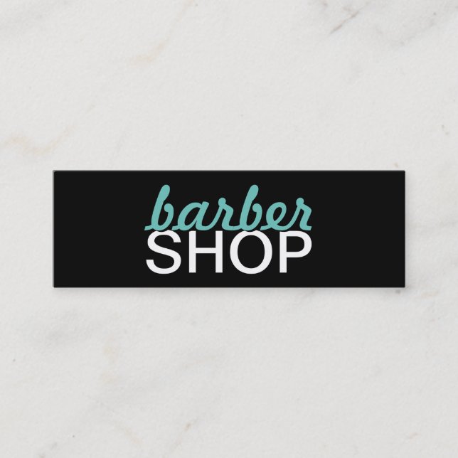 carte perforée de raseur-coiffeur (Devant)