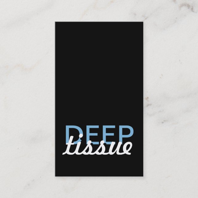 carte perforée profonde de massage de tissu (Devant)