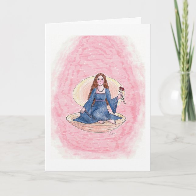 Carte Perle - anniversaire de juin pour elle (Devant)