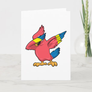 Carte Perroquet à Hip hop Dance Dab