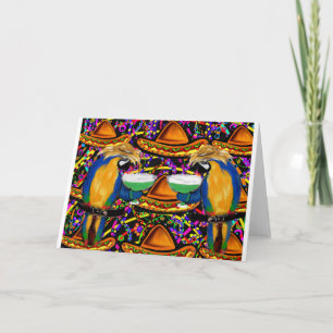 Carte Perroquet du Cinco De Mayo