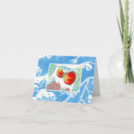 Carte Persimmon Bonnes Fêtes 4 po x 5,6 po