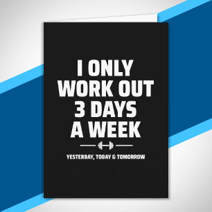 Carte Personal Trainer Funny Gym Exercice Fitness Mème