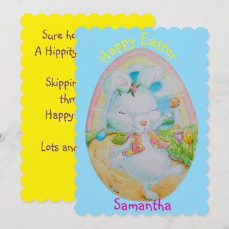 CARTE PERSONALIZED CHILDREN'S EASTER GREETING CARD 