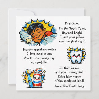 Carte Personalized Letter from the Tooth Fairy