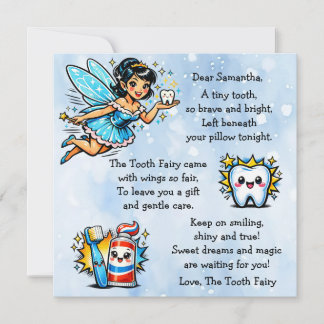 Carte Personalized Letter from the Tooth Fairy
