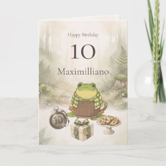 Carte Personalized Meet Zochi 10th Birthday
