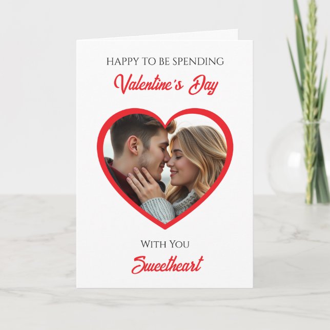Carte Personalized Photo Valentine's Day | My Favorite  (Devant)