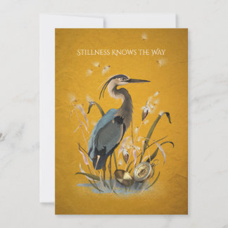 Carte personnalisable Blue Heron