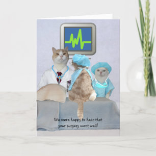 Carte Personnalisable Chats Amusants / Kitties Bien Se P
