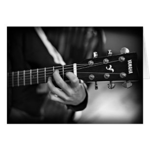 Carte personnalisable de guitare