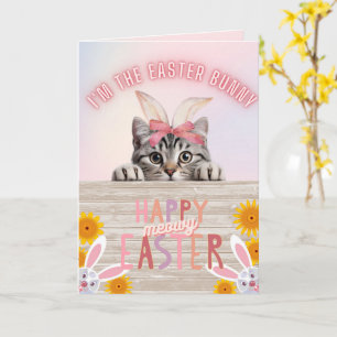 Carte Personnalisable Je suis le lapin de Pâques Pâques