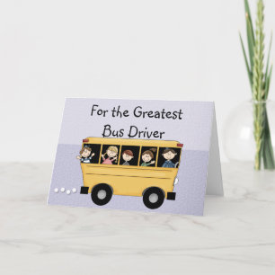 Carte personnalisable pour le meilleur conducteur 
