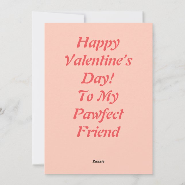 Carte personnalisable rétro de la Saint-Valentin a (Dos)