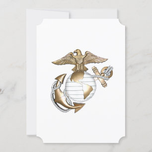 Carte personnalisable USMC EGA pour toute occasion