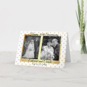 Carte Personnalisé épousant l'anniversaire de photos
