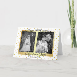 Carte Personnalisé épousant l'anniversaire de photos