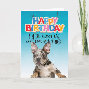 Carte Personnalisé et drôle d'anniversaire de votre Fren