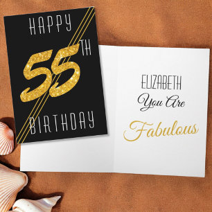 Carte Personnalisé Joyeux Anniversaire Parties scintilla