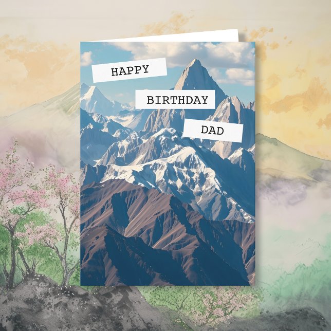 Carte Personnalisé Joyeux père d'anniversaire (Créateur téléchargé)