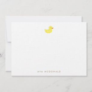 Carte Personnalisé   Rubber Ducky