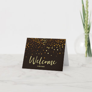 Carte Personnalisé simple Élégant Bienvenue dans l'équip