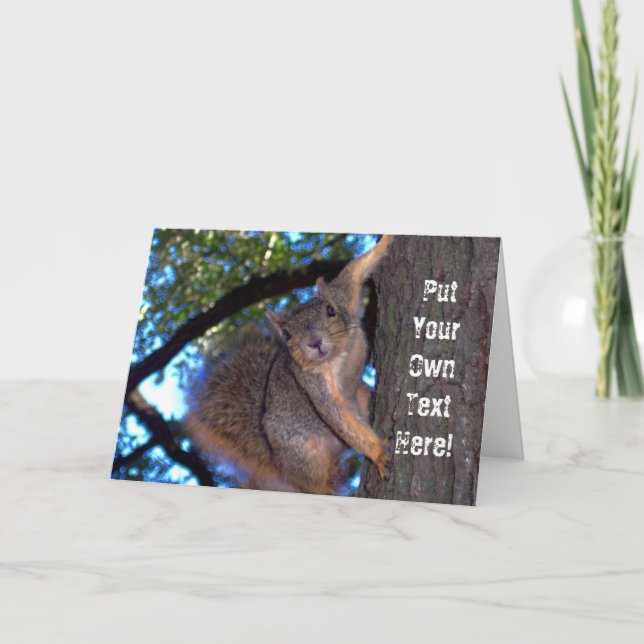 Carte Personnalisé "Sonne Squily to Me" (Devant)