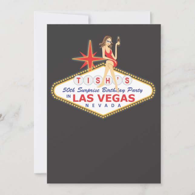 Carte Personnalisé - Tish 50e (Devant)