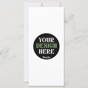 Carte personnalisé, unique, élégant & minimaliste hershe