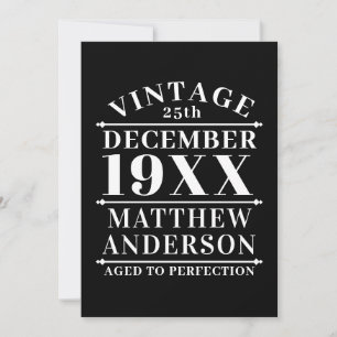 Carte Personnalisé Vintage à la perfection