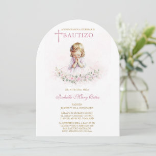 Carte Personnalisée Baptême Fille