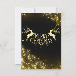 Carte personnalisée Cadeaux de rennes de Noël 2021