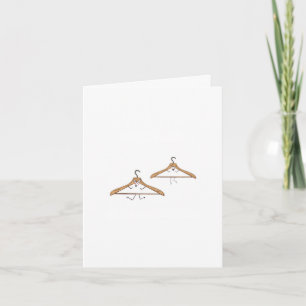 Carte personnalisée. Carte d'anniversaire. Cintres