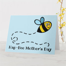 Carte personnalisée de Fête des Mères Busy Bumbleb