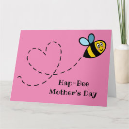 Carte personnalisée de Fête des Mères Busy Bumbleb