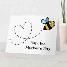 Carte personnalisée de Fête des Mères Busy Bumbleb