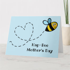 Carte personnalisée de Fête des Mères Busy Bumbleb