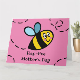 Carte personnalisée de Fête des Mères Busy Bumbleb