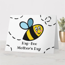 Carte personnalisée de Fête des Mères Busy Bumbleb