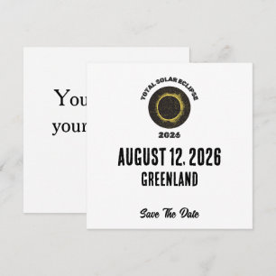Carte personnalisée de sauvegarde de date pour l'é