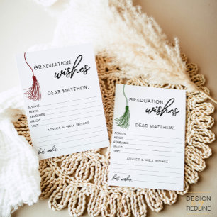 Carte personnalisée de vœux et de conseils de fin