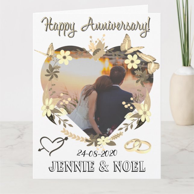 Carte Personnalisée Du Joyeux Anniversaire Avec Ph (Devant)