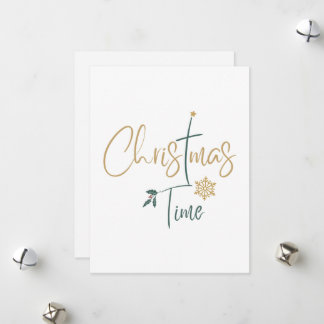 Carte personnalisée - Joli design pour Noël
