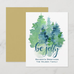 Carte personnalisée Joyeuses Fêtes de l'arbre de l