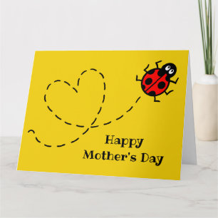 Carte personnalisée Ladybird Ladybug carte mère