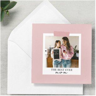 Carte Personnalisée Meilleure Maman Photo Fête des mères