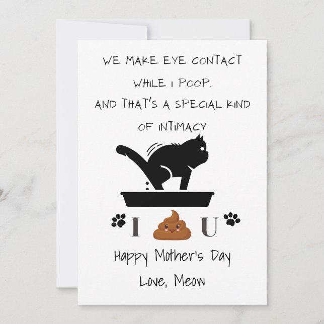 Carte personnalisée pour la fête des mères/pères (Devant)