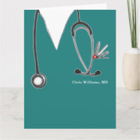 Carte personnalisée pour les diplômes Médicales