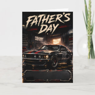 Carte personnalisée pour papa amateur de muscle ca